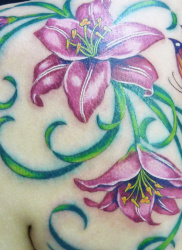 001c   Blumen   Tattoo Hamburg Skinworxx